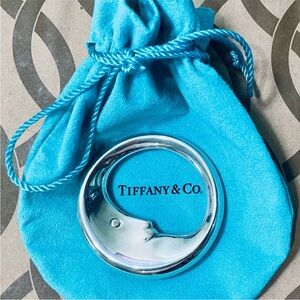 🌙Vintage Tiffany Man On The Moon Baby Rattle 🌙